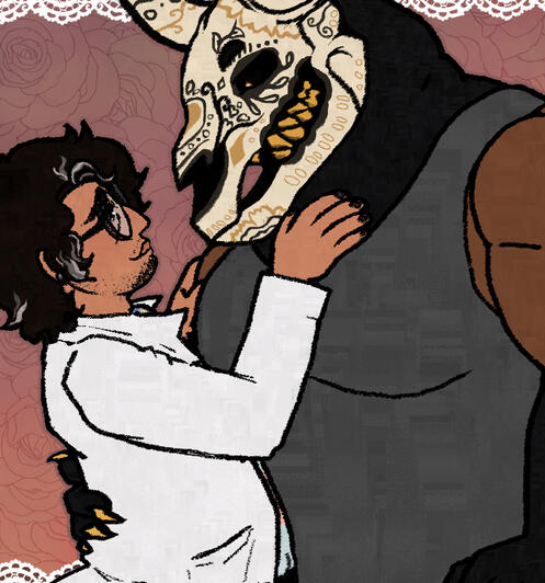 Lines and color bust additional character