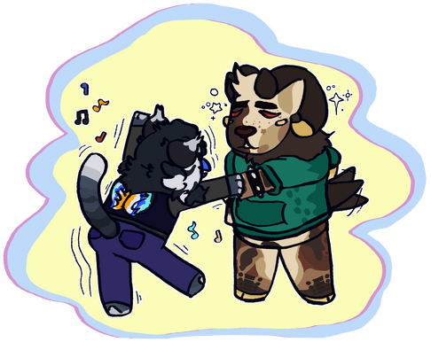 Lines and Color Couple Custom