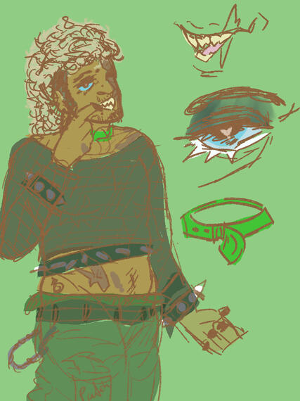 Fullbody Sketch with Color